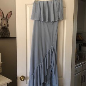 Super cute ruffled maxi dress